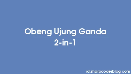 Obeng Ujung Ganda 2-in-1 - Thumbnail