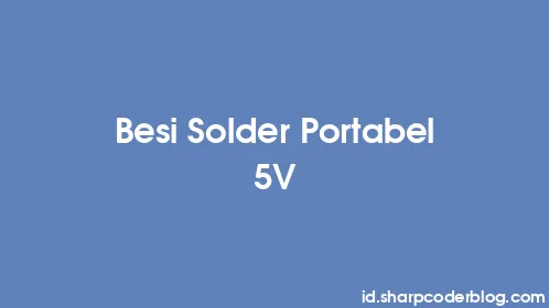 Besi Solder Portabel 5V - Thumbnail