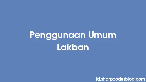 Penggunaan Umum Lakban - Thumbnail