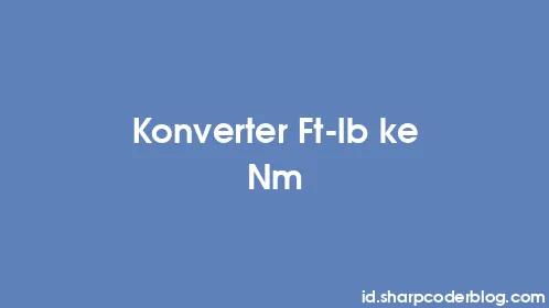 Konverter Ft-lb ke Nm - Thumbnail