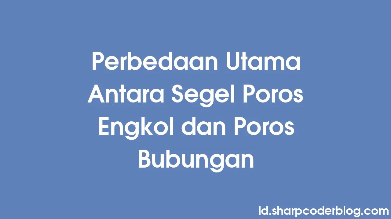 Perbedaan Utama Antara Segel Poros Engkol Dan Poros Bubungan 