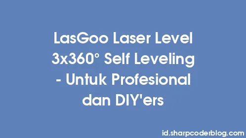 LasGoo Laser Level 3x360° Self Leveling - Untuk Profesional dan DIY'ers - Thumbnail