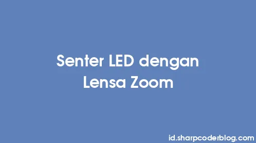 Senter LED dengan Lensa Zoom - Thumbnail