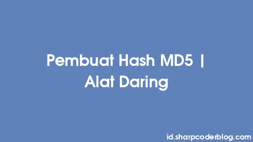 Pembuat Hash MD5 | Alat Daring - Thumbnail