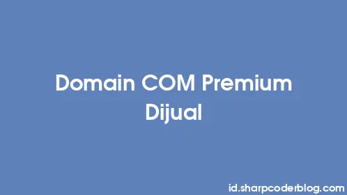 Domain COM Premium Dijual - Thumbnail
