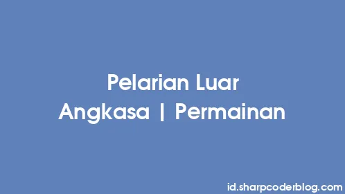 Pelarian Luar Angkasa | Permainan - Thumbnail