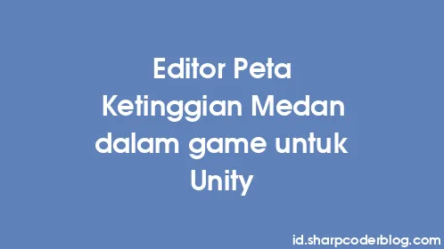 Editor Peta Ketinggian Medan dalam game untuk Unity - Thumbnail