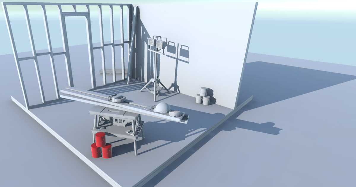 Bayangan di Unity Editor.