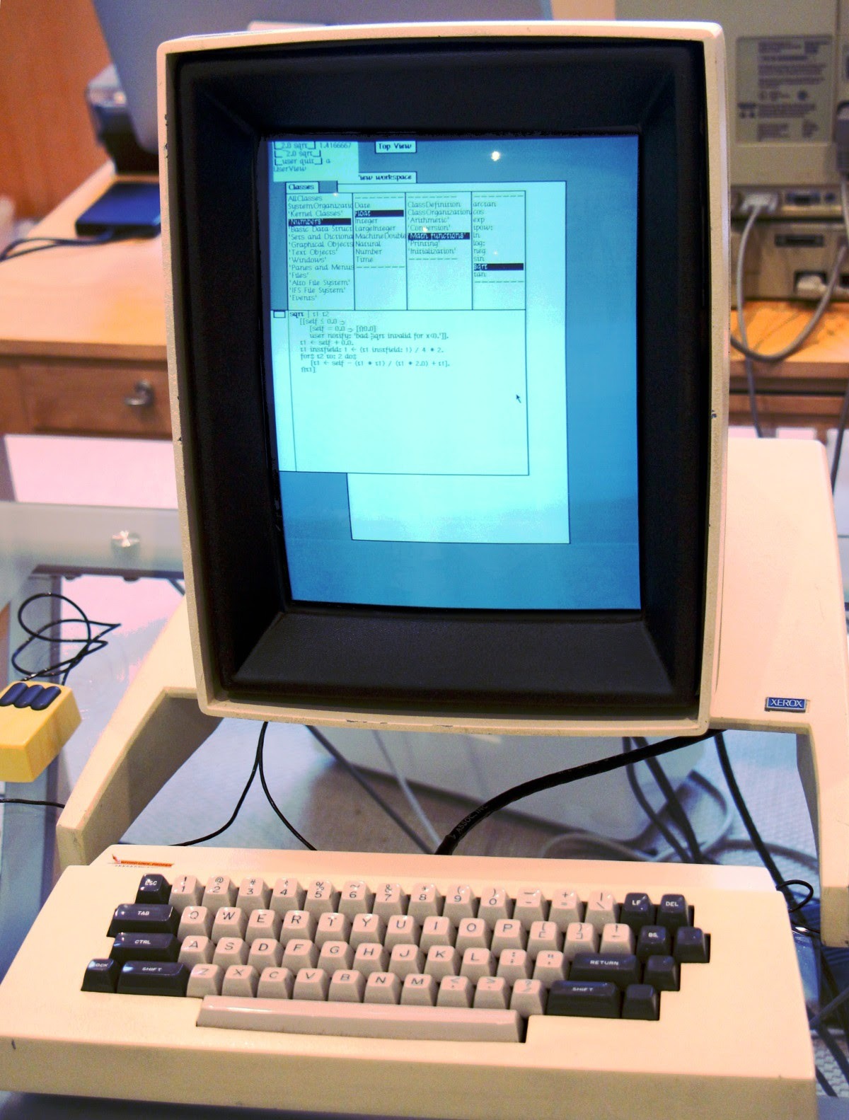 Komputer Xerox Alto (GUI/Demonstrasi Menu Utama)