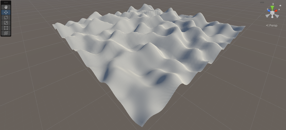 Generasi Unity Terrain dengan noise Perlin.
