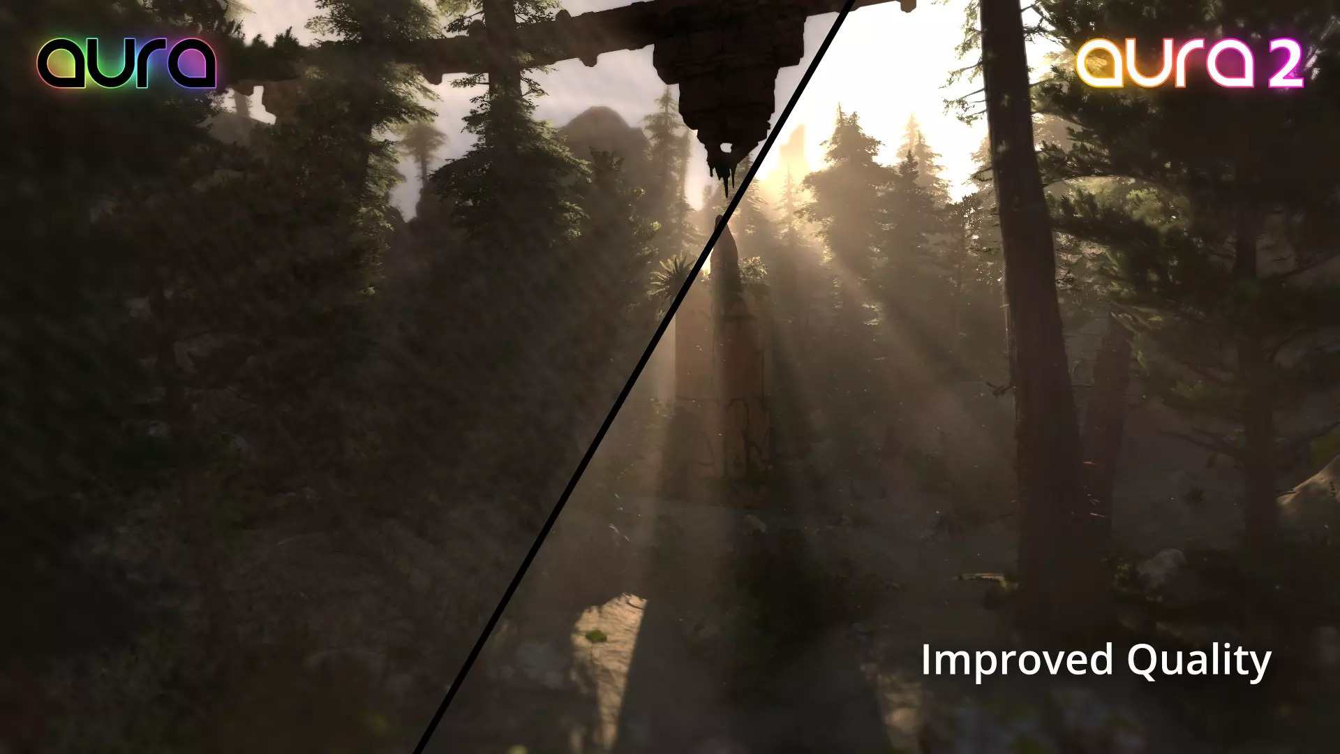 Aura 2 - Pencahayaan & Kabut Volumetrik