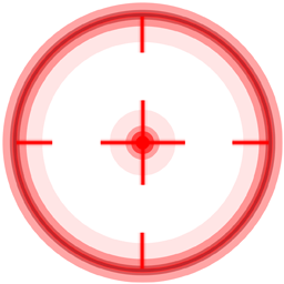 garis bidik titik merah