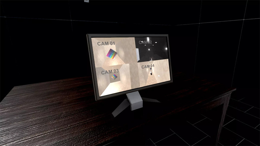 Sistem Kamera Keamanan di Unity.