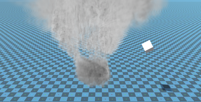 Kubus Ditarik oleh Tornado.